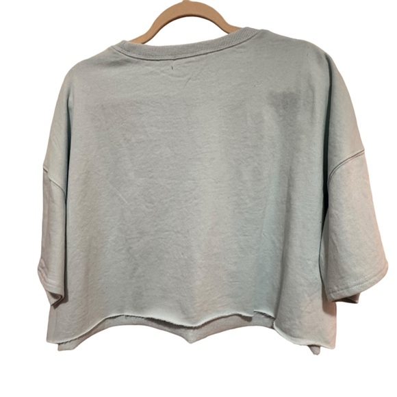 Peach Love - crop Sequins Statue of Liberty T-shirt NWT - Picture 4 of 8